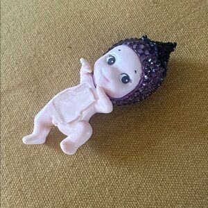 Rhinestone Sonny Angel eggplant 🍆